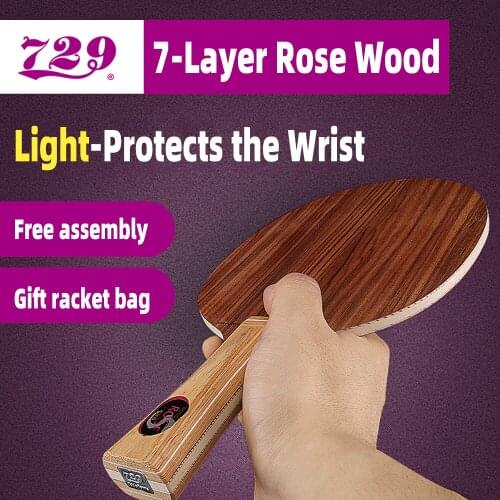 Original RITC 729 Friendsh Rose 5 Rose 7 Table Tennis Blade Professional Table Tennis Racket Offensive Arc Ping Pong Blade