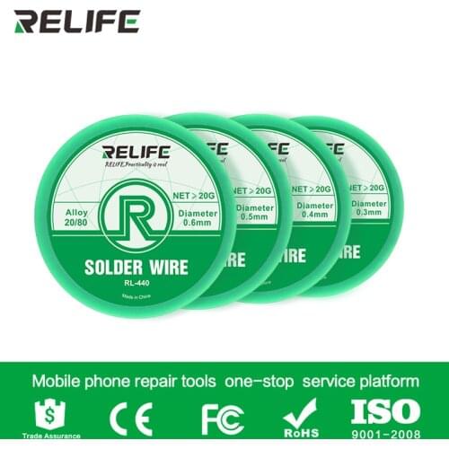 RL-440 Active Medium Temperature Solder Wire Environmental- friendly Rosin Core Welding Tin Wire for Soldeing Repair