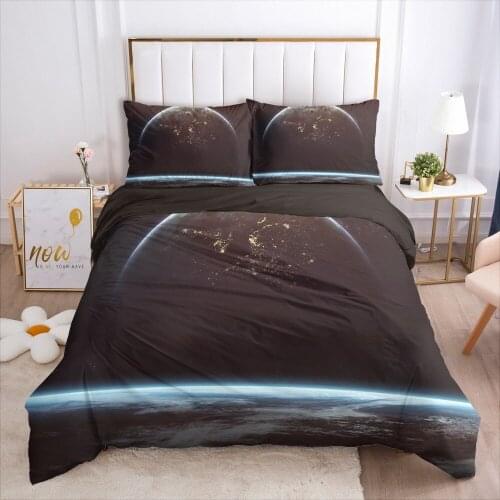 Luxury 3D Starry Sky Bed Linen Blanket Case Pillow Covers Duvet/Quilt/Comforter Cover Set Single Full Twin Size Bedding Sets