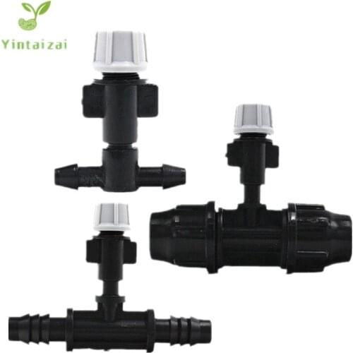 50PCS Grey Misting Sprinkler With Barb Tee For Garden Yard Flower Watering Micro Irrigation Fittings