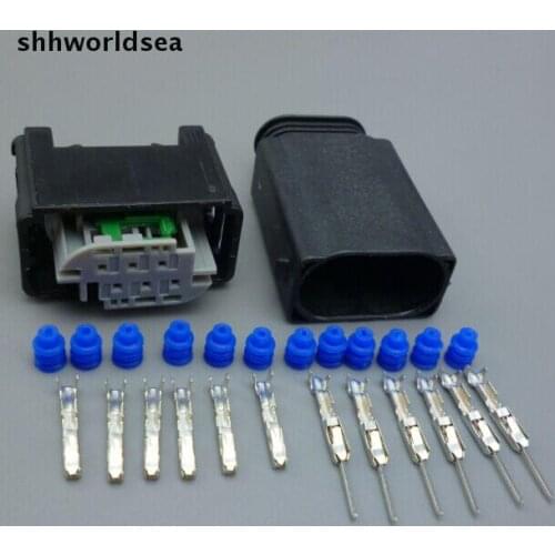 Shhworldsea 6 Pin car auto Accelerator Pedal Plug For BENZ BMW 1-967616-1 7M0 973 119 Throttle Valve Sensor Connector plug