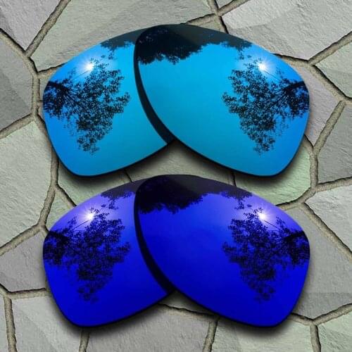 Sky Blue&Violet Blue Sunglasses Polarized Replacement Lenses for Oakley Dispatch 2
