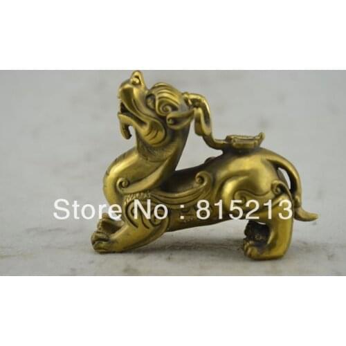 Wang 000195 Chinese old bronze PI XIU the ninth son of the dragon