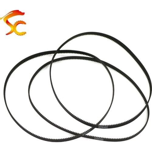 2pcs 3D printer S2M closed loop rubber length 360mm/370mm/380mm/400mm/420/430mm belt width 3mm/6mm/9mm/10mm/12mm Timing belt
