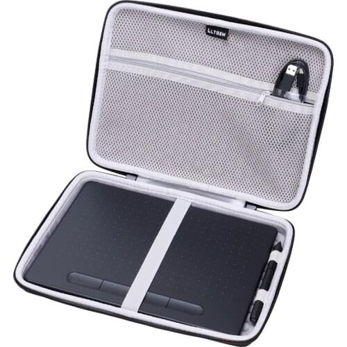 LTGEM EVA Hard Case Fit for Wacom Intuos Wireless Graphic Medium Tablet, Size 10.4"x 7.8" (CTL6100)