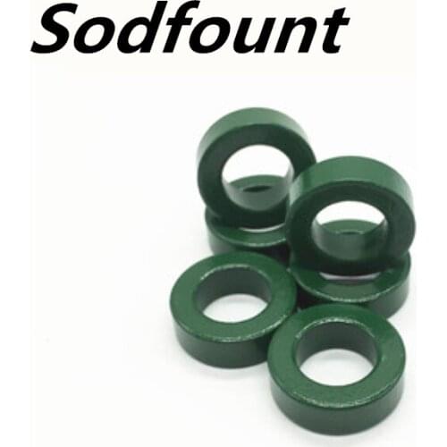 10PCS Mn-Zn green ferrite magnetic ring 25*15*8mm anti-interference core filter coil inductor shielding