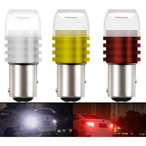 1156 BA15S P21W 1157 BAY15D Red White Strobe Lamp Reverse Parking LED Pathway Bulb Auto Brake Turn Signal Tail Flashing Light