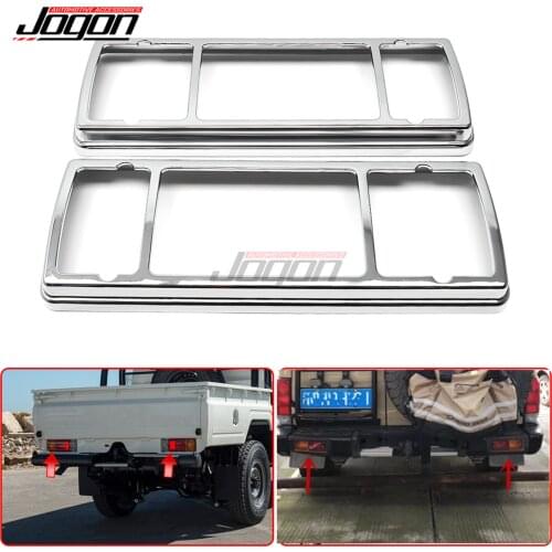 Car Rear Fog Light Protection Cover Trim For Toyota Land Cruiser FJ70 FJ76 FJ77 FJ78 FJ79 LC76 LC77 LC78 LC79