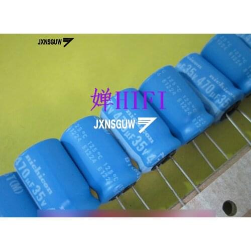 20PCS NICHICON BT 35V470UF 12.5X30MM 470UF 35V original audio Aluminum electrolytic capacitor 125 degrees 470uF/35V UBT1V471MHD