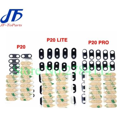 20Pcs Replacement Back Rear Camera Lens Glass Cover with Adhesive Sticker For Huawei Ascend P20 pro Lite / Nova 3E Repair Parts