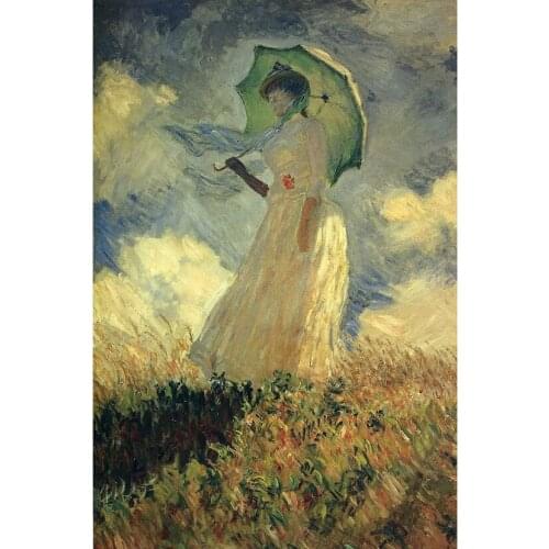 Art 5D Diy Diamond Painting "Wild Girl With Umbrella" Diamond Pictures Cross Stitch 3D Rhinestone Embroidery Decor FC355