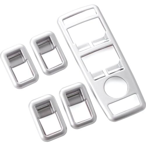 Car window glasses lifter button decoration Frame stickers For Mercedes Benz A C B E GLK ML GL G500 GLA Class
