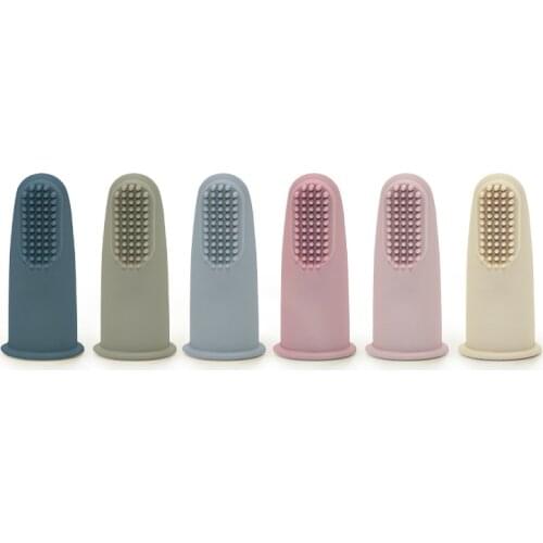 Baby Soft Finger Toothbrush BPA Free Silicone Infant Tooth Teeth Clean Brush Food Grade Silicone Baby Oral Health Care