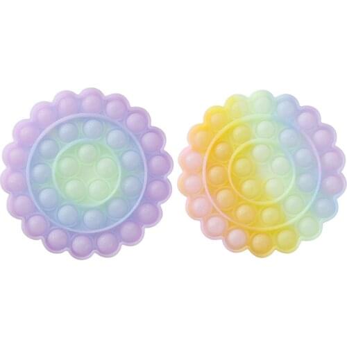 Fitget Toys for Adult Kid Gradient Color Glitter Fidget Sensory Toy Autism Special Needs Stress Reliever Fidget Speelgoed