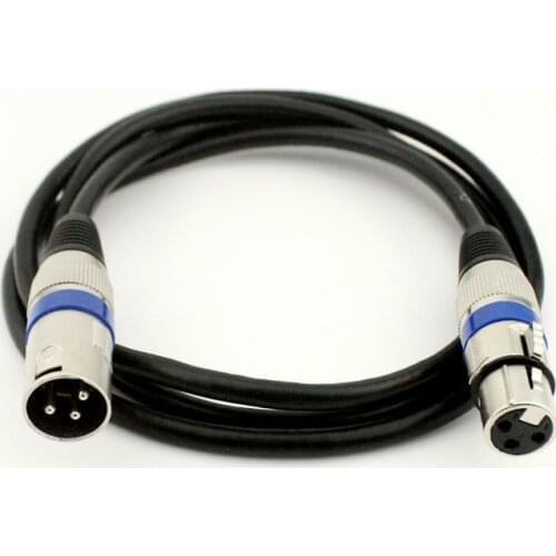 XLR Cable Microphone Lead Male To Female Line Stereo Audio Adapter Plugs BU Cable Cord 0.3M 0.5M 1M 1.5M Audio Adapter Plugs BU