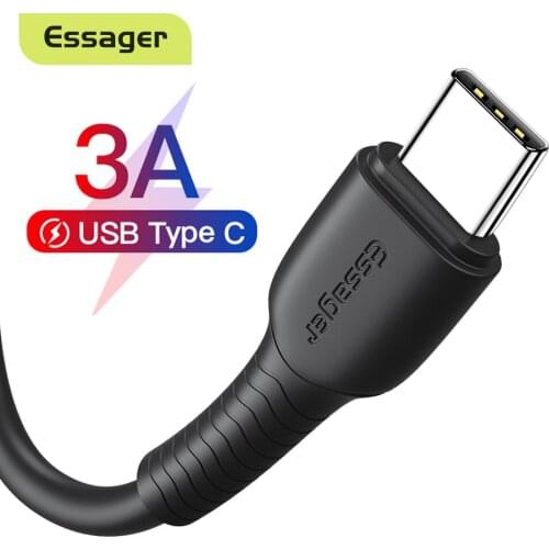 Essager USB Type C Cable For Samsung S20 Xiaomi mi 11 Huawei P40 Pro Fast Charge Type-C USB-C Charger TypeC USBC Data Wire Cord