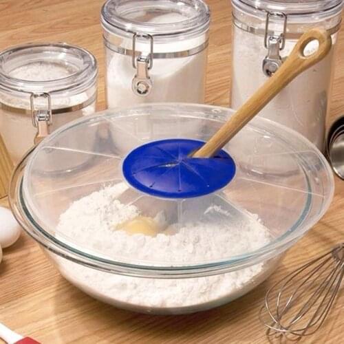 Kitchen Utensil Egg Flour Stirring Splash-proof Whisking Screen Cover Bowl Lid