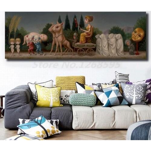 Marion Peck Magda Danysz Wall Art Canvas Poster And Print Canvas Painting Decorative Picture For Office Living Room Home Decor