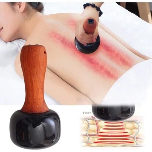 Natural Energy Stone Electric Gua Sha Massager Muscle Relax Body Relaxation Back Massage Relief Pain Meridian Health Care Tool