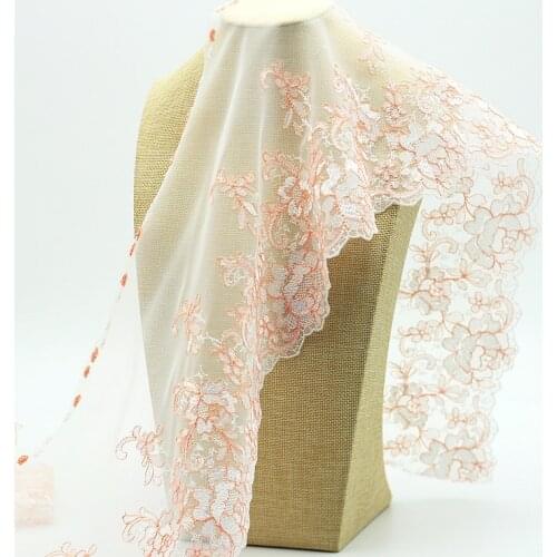 MLAEY 2y/lot Exquisite Embroidered Lace Trim, Lace Fabric ,Quality Lace Ribbon , DIY Craft&Sewing Dress Clothing Accessor
