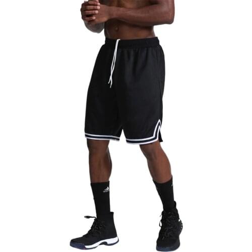 Mens Quick Dry Swimming Trunks Solid Color Knee Length Loose Sport Short Pants Elastic Waist Male Gym Fitness Short Trousers