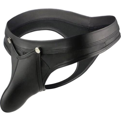 Mens Black Erotic Sexy Thongs Briefs Jockstrap G-string Shorts Bulge Pouch Underpants