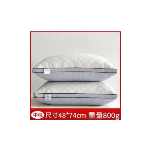 New ice silk natural latex pillow home adult cervical pillow inner lining with pillowcase
