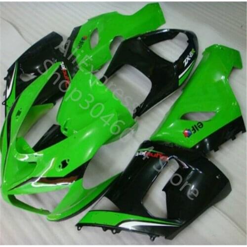 New ABS Injection Fairing Bodywork Set For Kawasaki Ninja ZX6R 05-06 ZX636 ZX-6R 2005-2006 green black Fairing