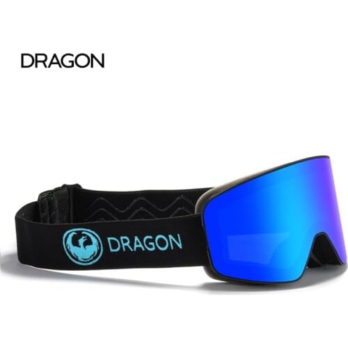 Dragon Winter Snowboard Goggles Anti Fog Coating Sun Glasses UV400 Protection Optimized Lenses Goggle Design D292