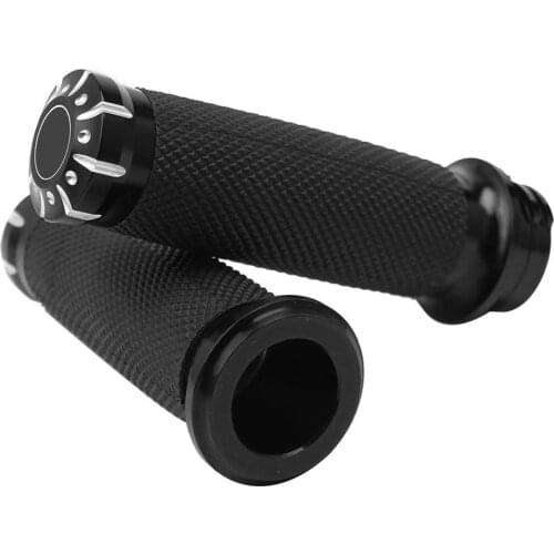 25MM Motorcycle Handlebar Grips CNC Handle Bar Grips For Harley Touring/Sportster/Dyna/Softail