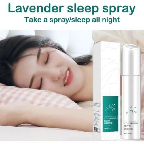 Sleeping Aid Spray Lavender Deep Sleeping Pillow Spray Relieve Stress Castor Oil Help Relief Anxiety can CSV