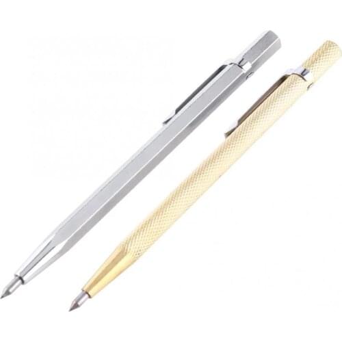 Tungsten Carbide Tip Scriber Pen Diamond Metal Marking Engraving Pen for Glass Ceramic Metal Wood Carving Scribing Hand Tools