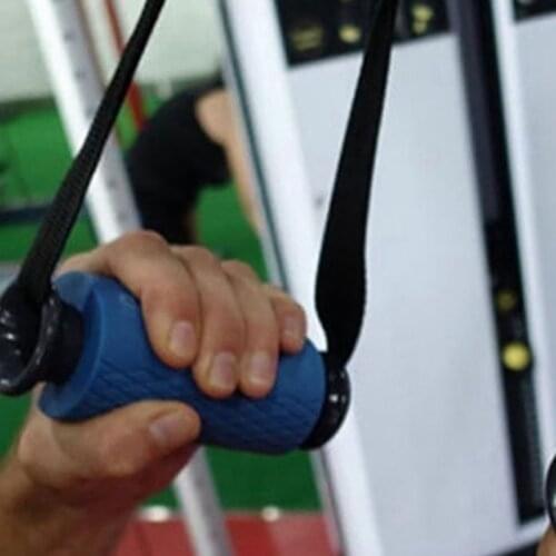 1 Pair Barbell Dumbbell Grips Thick Fat Non-slip Grips Silicone Rubber For Dumbbell Fat Pull Up Thick Bar Handles Kettlebell