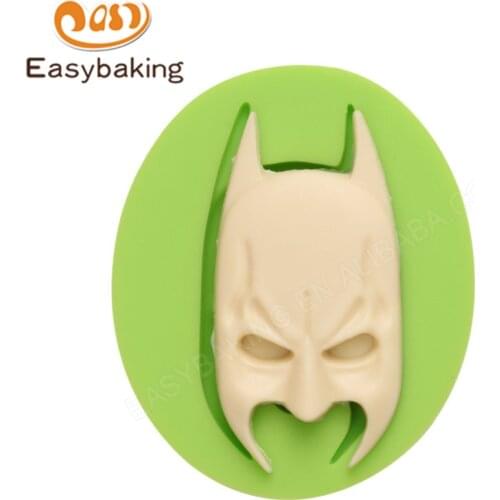Ba man Face 3D Silicone Mold,Sugarcraft Fondant Cake Mold,Face Silicone Molds for Cake Decorating