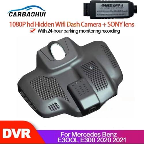 Car Wifi Mini DVR Driving Video Recorder Dash For Mercedes-Benz E3OOL E300 2020 2021 Night vision high quality full hd 1080P