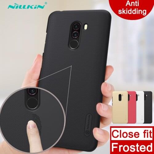 Case for Xiaomi Pocophone F1 Nillkin Super Frosted Shield hard back cover case anti skidding case for Xiaomi Poco F1