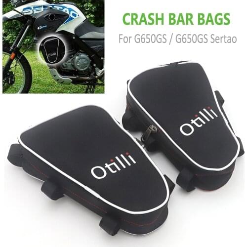 For BMW G650 GS G650GS Sertao Motorcycle Frame Crash Bar Bags Tool Placement Travel Bag FOR SW Motech Crash Bar G 650 GS Toolkit