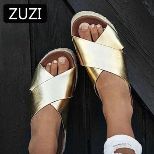 ZUZI Sexy Leopard Summer Sandals Women Slippers Platform Casual Shoes Woman Beach Flip Flops Female Slides Sandalia Feminina