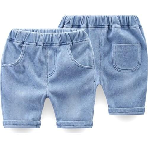 Summer Kids Baby Girls Shorts Boys Jeans Trousers Pants Toddler Short Pants for Baby Boys Shorts Cotton Girls Denim Shorts 1-5Y
