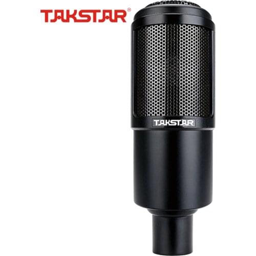 Takstar PC-K320 Side-address Microphone Wired Cardioid Condenser Mic PC&Cell Phone Karaoke for broadcasting vocal and instrument