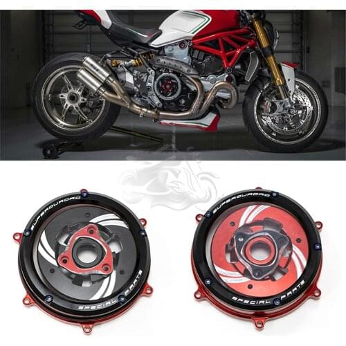 Fit for Ducati 1299 959 Panigale 1199 R S 2012 - 2019 Clear Motorcycle Clutch Stator Cover Protection 2015 2016 Protector 2017