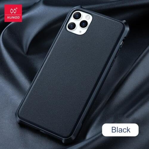 For iPhone11 Pro XUNDD Shockproof Leather Protective With Airbag Bumper Technology Back Shell For iPhone 11 11Pro Max Phone Case