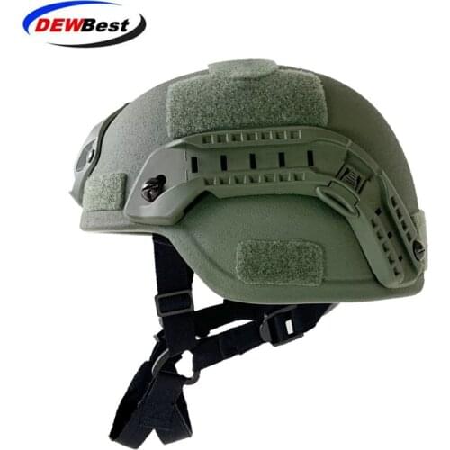 Dewtest Mitch NIJ IIIA 3A tactical bulletproof aramid helmet ACh arc OCC dial pad aramid bulletproof helmet military helmet
