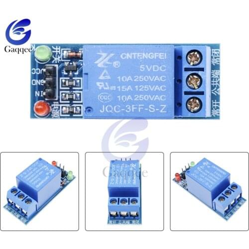 DC 5V 1 Channel Low Level Trigger Relay Shield Module for Arduino AVR DSP ARM MCU DC AC 220V Interface Relay Power Board Shield