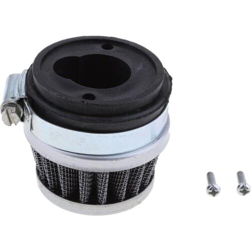 Steel Pod Air Filter Cleaner+Carb Adaptor 49cc PIT Dirt Pocket Quad Bike ATV
