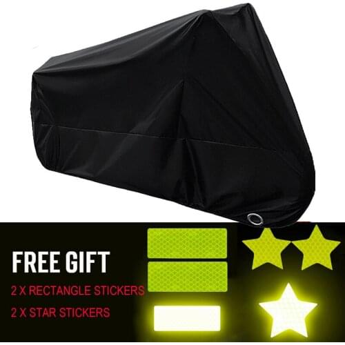 Motorcycle Cover Reflective Bike All Season Waterproof Dustproof UV Protective Outdoor Moto Scooter Motorbike Rain Cover