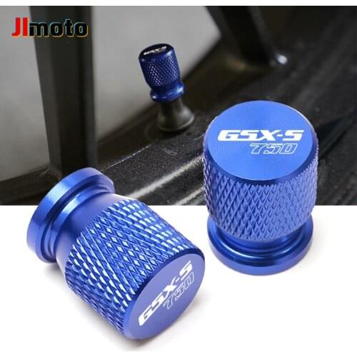 All Year Motorcycle Accessorie CNC Aluminum Wheel Tire Valve Stem Airtight Cover Cap For SUZUKI GSXS750 GSX-S750 GSXS GSX-S 750