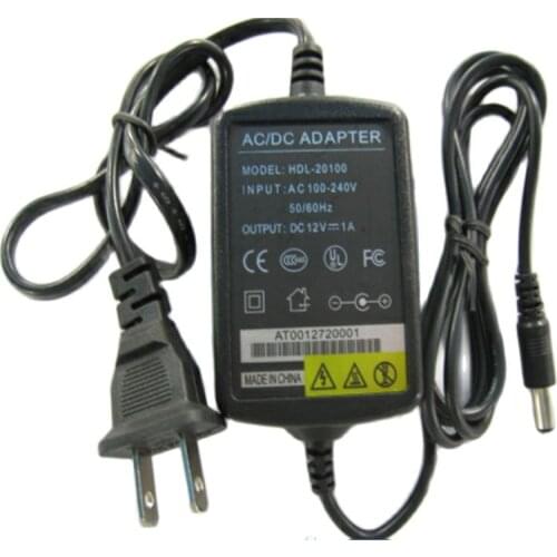 US style 12V 1A power adaptor 12V DC transformer12V 1A AC DC adaptor 110-240V to 12V Converter to DC 1A Power Supply 5.5x2.5mm