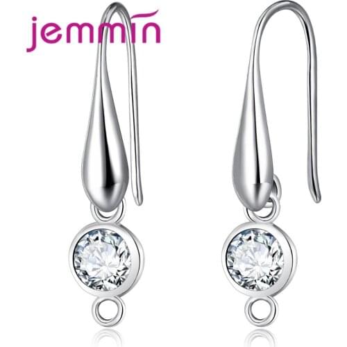 High-End 925 Sterling Silver Jewelry Fashion Earrings Clasp for Women Best Match Bijoux Wedding Party Hot Accessories
