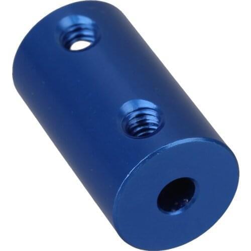 2pcs Motor Gear Alum Shaft Connection Solid Rigid Coupling Coupler